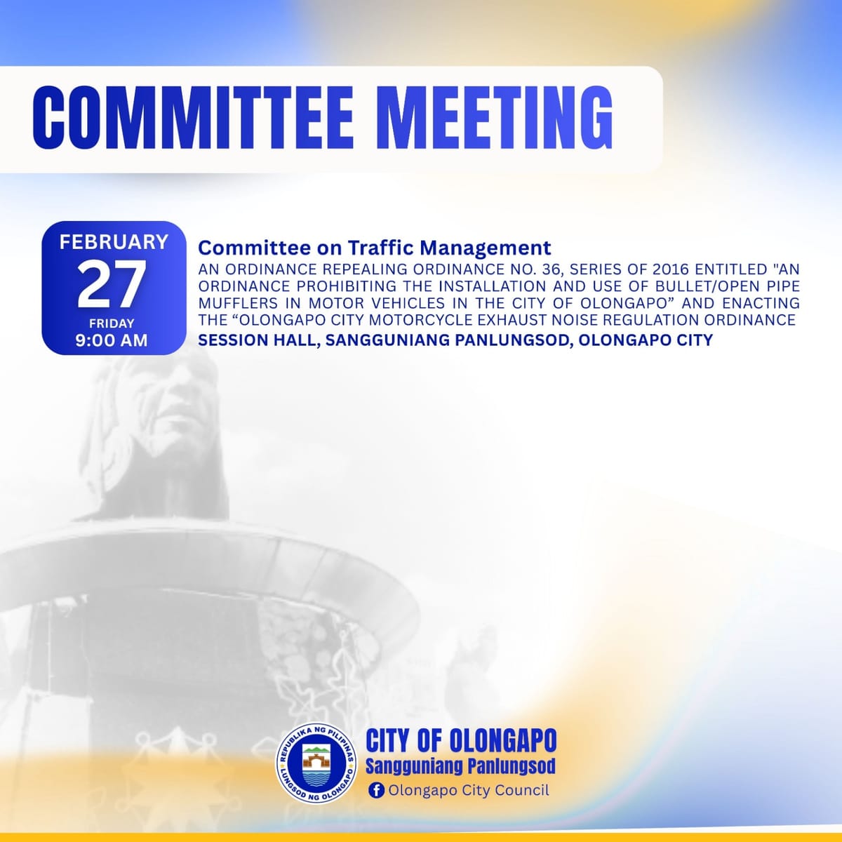 COMMITTEE MEETING SCHEDULE