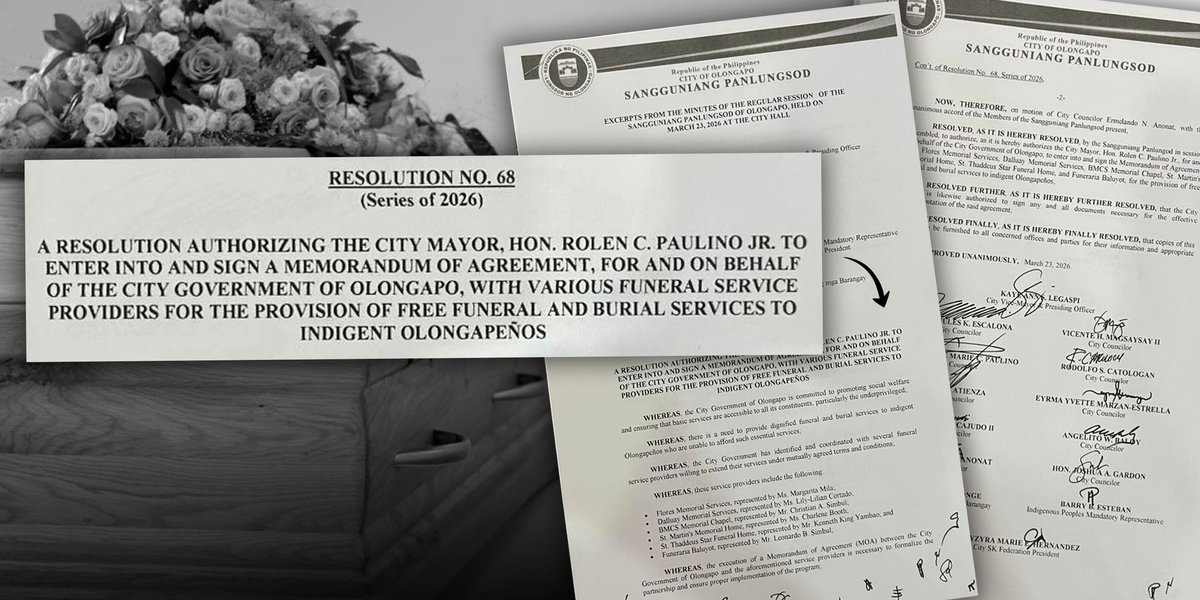 Council OKs Resolution for MOA on Free Funeral and Burial Services for Indigents