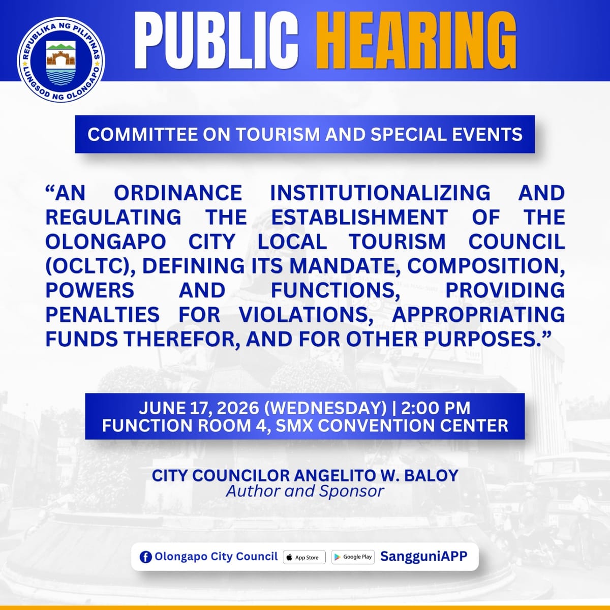 PUBLIC HEARING
