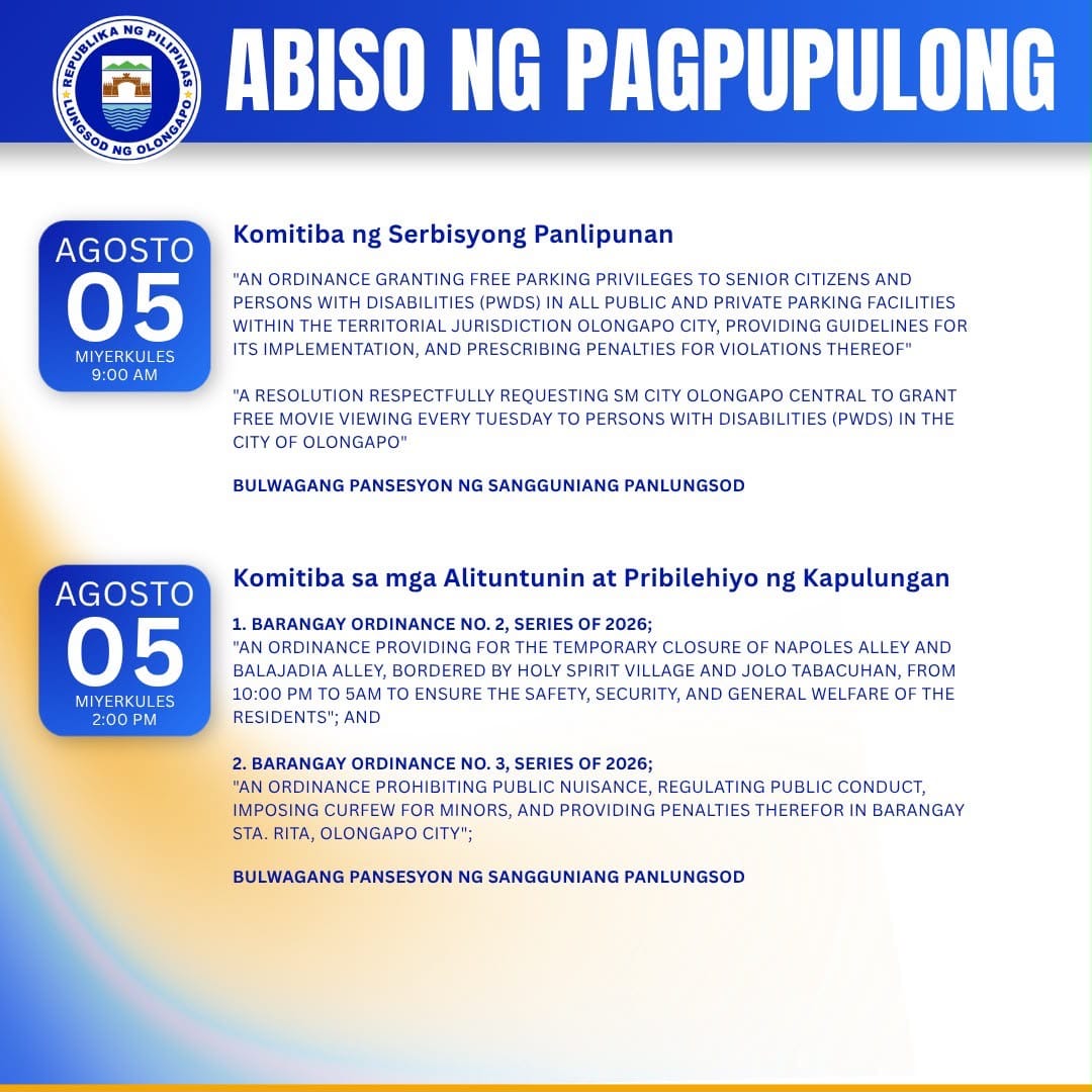 ABISO NG PAGPUPULONG