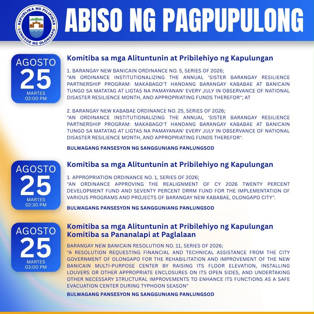 ABISO NG PAGPUPULONG