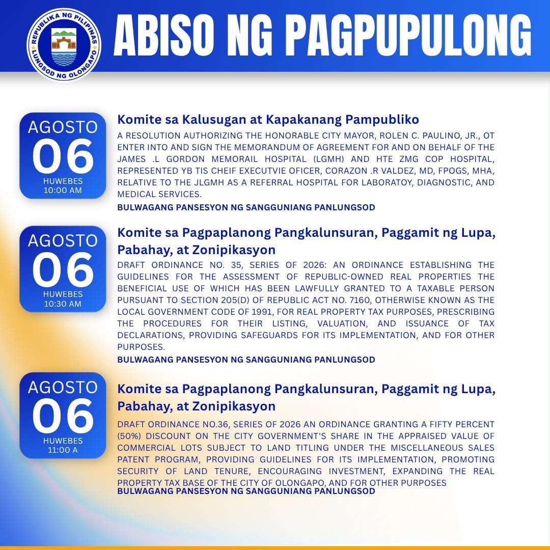 ABISO NG PAGPUPULONG