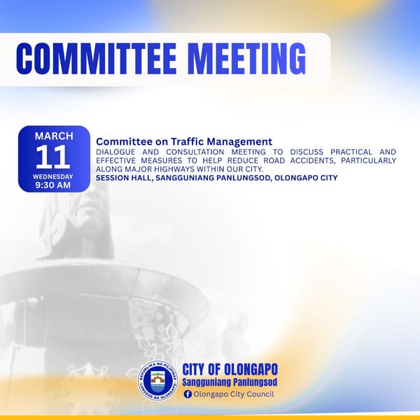 COMMITTEE MEETING SCHEDULE