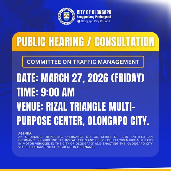 PUBLIC HEARING SCHEDULE
