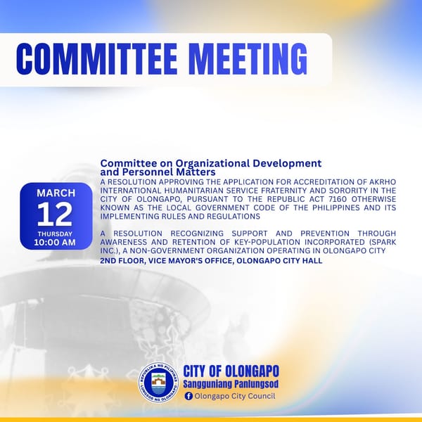 COMMITTEE MEETING
