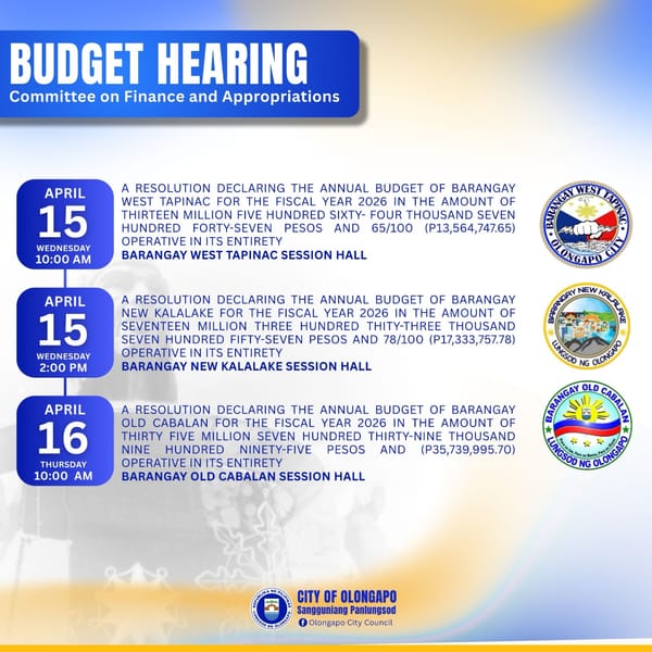 BUDGET HEARING