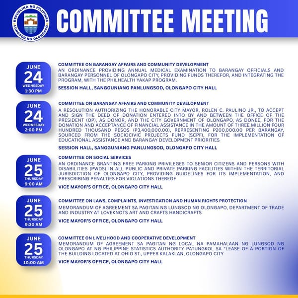 COMMITTEE MEETING