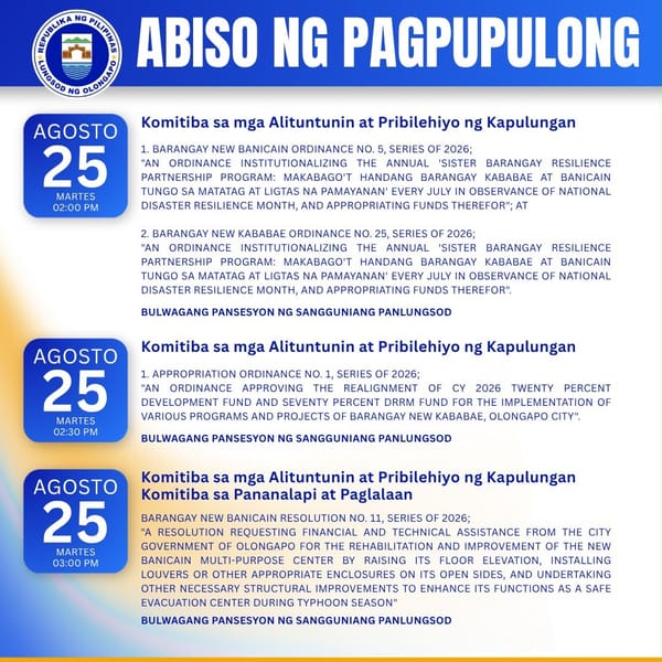 ABISO NG PAGPUPULONG
